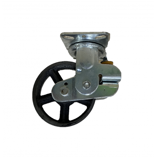 Muhibbah Swivel Cast Iron Wheels with Spring 150mm 6”