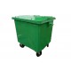 Muhibbah GI900 4 Wheel Galvanised Steel Mobile Garbage Bin (900 Litres)