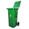 Muhibbah GI120 2 Wheel Steel Mobile Garbage Bin (120 Litres)