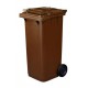 Muhibbah MGB120 2 Wheel Mobile Garbage Bin  (120 Litres) 