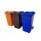 Muhibbah GI 120 2 Wheel Mobile Garbage Bin Recycle Bin Set 3 in 1 