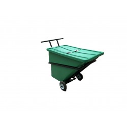 Muhibbah PE Trolley Bin with Metal Frame 300 Litres