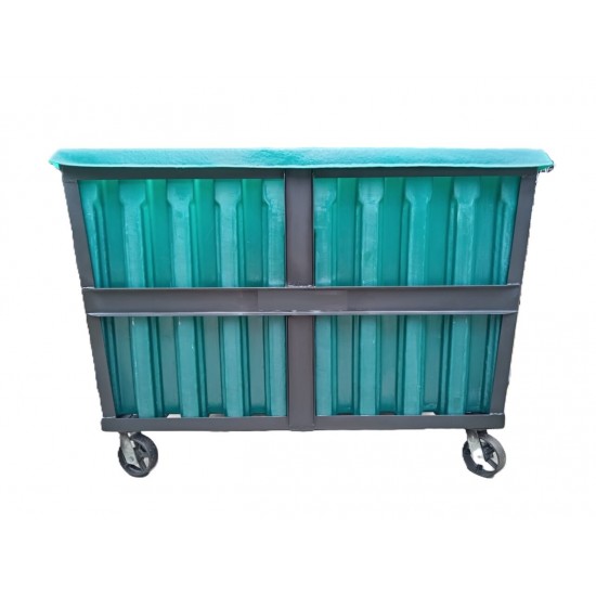 Muhibbah PE Leach Bin with Metal Frame 1100 Litres